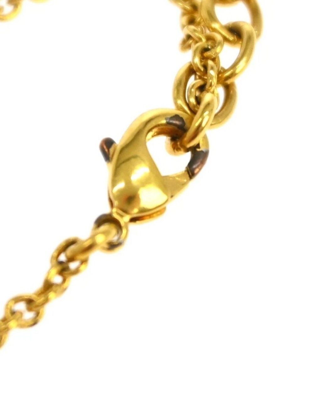Louis Vuitton Gold Collier Essential V Perle Necklace M61083 LE0169 NQ03751 - Picture 5 of 6